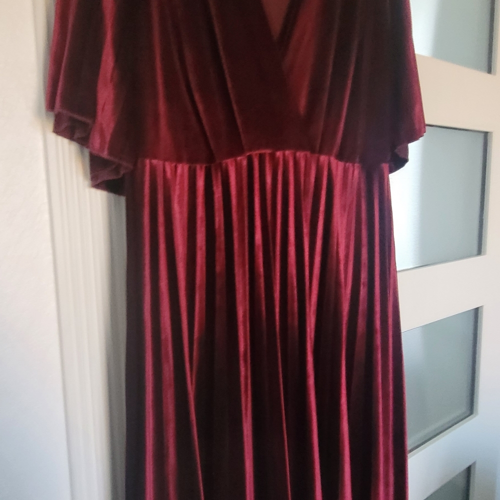 Velvet dress worn once for Holiday